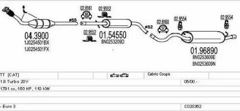 MTS C020362007201 - Impianto gas scarico autozon.pro