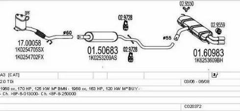 MTS C020372011003 - Impianto gas scarico autozon.pro