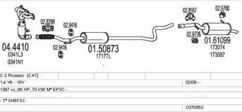 MTS C070553024465 - Impianto gas scarico autozon.pro