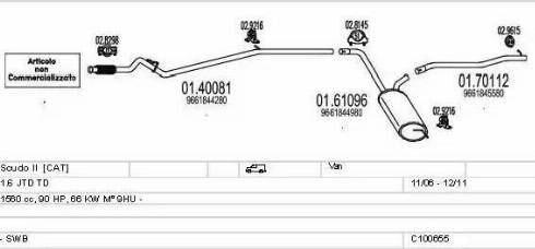 MTS C100655015726 - Impianto gas scarico autozon.pro