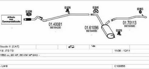 MTS C100656015727 - Impianto gas scarico autozon.pro