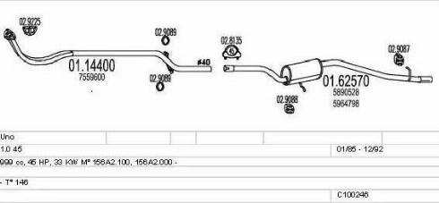 MTS C100246012966 - Impianto gas scarico autozon.pro