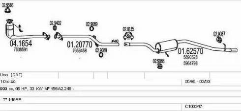 MTS C100247012967 - Impianto gas scarico autozon.pro