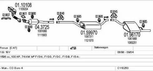 MTS C110250003979 - Impianto gas scarico autozon.pro