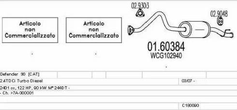 MTS C180090014463 - Impianto gas scarico autozon.pro