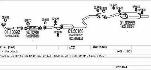 MTS C120094002716 - Impianto gas scarico autozon.pro