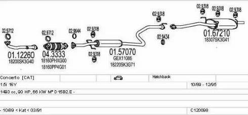 MTS C120098002721 - Impianto gas scarico autozon.pro