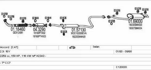 MTS C120030000146 - Impianto gas scarico autozon.pro