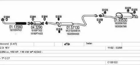 MTS C120122008187 - Impianto gas scarico autozon.pro