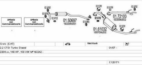 MTS C120171014243 - Impianto gas scarico autozon.pro