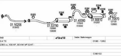 MTS C390132002294 - Impianto gas scarico autozon.pro