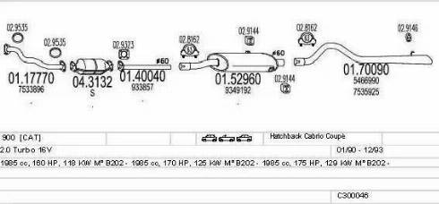 MTS C300046003628 - Impianto gas scarico autozon.pro