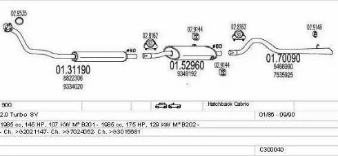 MTS C300040003626 - Impianto gas scarico autozon.pro