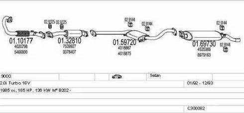 MTS C300082003671 - Impianto gas scarico autozon.pro