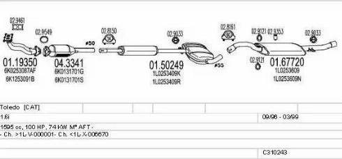 MTS C310243006481 - Impianto gas scarico autozon.pro