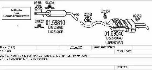 MTS C380020002812 - Impianto gas scarico autozon.pro