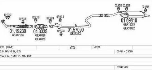 MTS C290140008191 - Impianto gas scarico autozon.pro