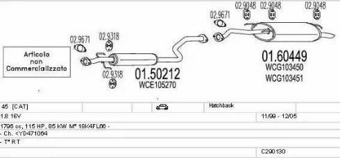 MTS C290130009323 - Impianto gas scarico autozon.pro