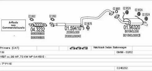 MTS C240232009831 - Impianto gas scarico autozon.pro