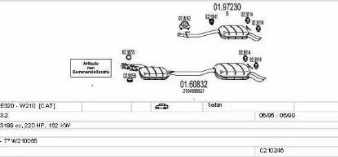 MTS C210246004365 - Impianto gas scarico autozon.pro