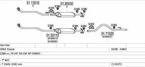 MTS C210272004393 - Impianto gas scarico autozon.pro