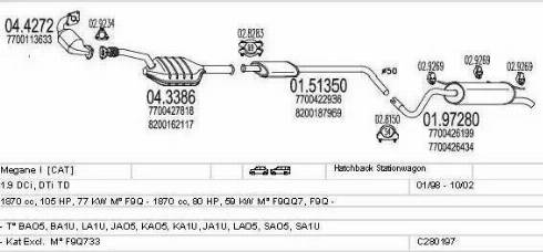 MTS C280197006757 - Impianto gas scarico autozon.pro