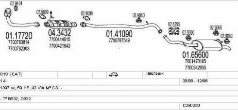 MTS C280369006354 - Impianto gas scarico autozon.pro