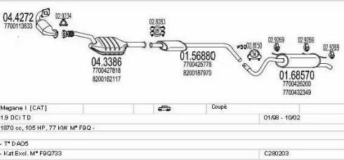 MTS C280203006764 - Impianto gas scarico autozon.pro