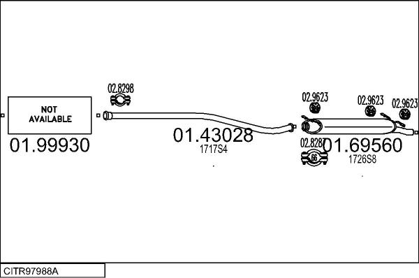 MTS CITR97988A013596 - Impianto gas scarico autozon.pro