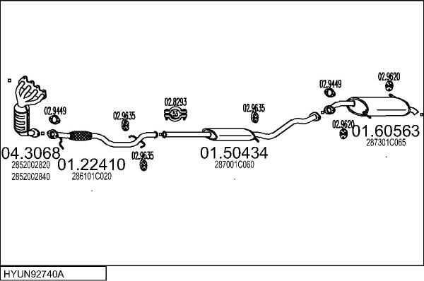 MTS HYUN92740A016978 - Impianto gas scarico autozon.pro