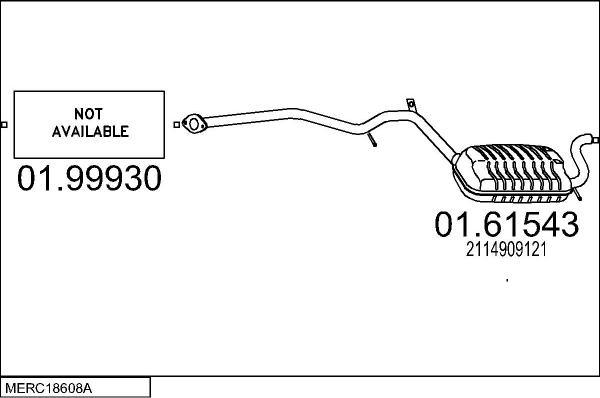 MTS MERC18608A018702 - Impianto gas scarico autozon.pro