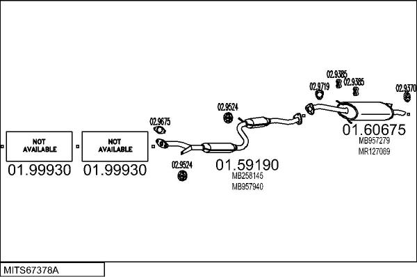 MTS MITS67378A005984 - Impianto gas scarico autozon.pro