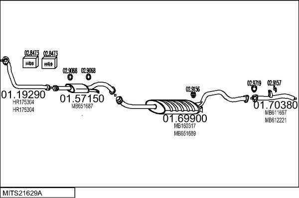 MTS MITS21629A024555 - Impianto gas scarico autozon.pro