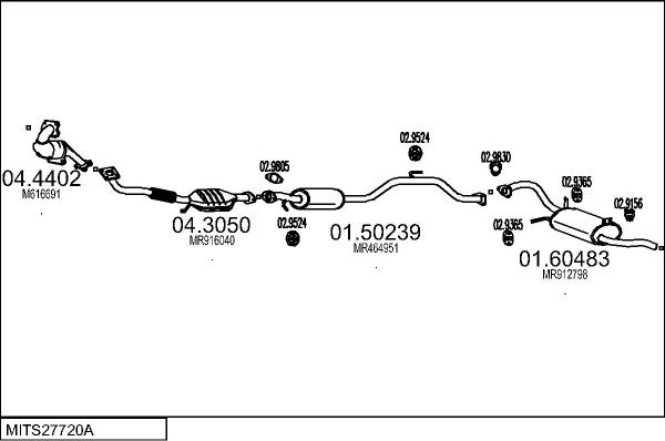 MTS MITS27720A015369 - Impianto gas scarico autozon.pro