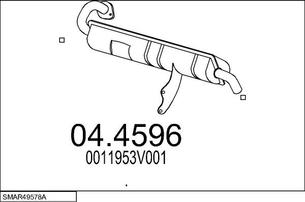 MTS SMAR49578A018144 - Impianto gas scarico autozon.pro