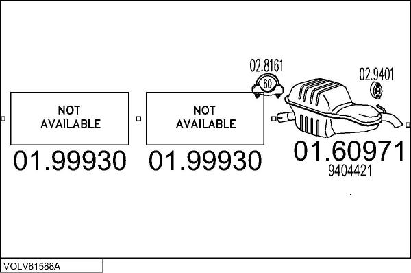 MTS VOLV81588A013087 - Impianto gas scarico autozon.pro