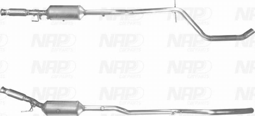 NAP CAD10553 - Filtro antiparticolato / particellare, Impianto gas scarico autozon.pro