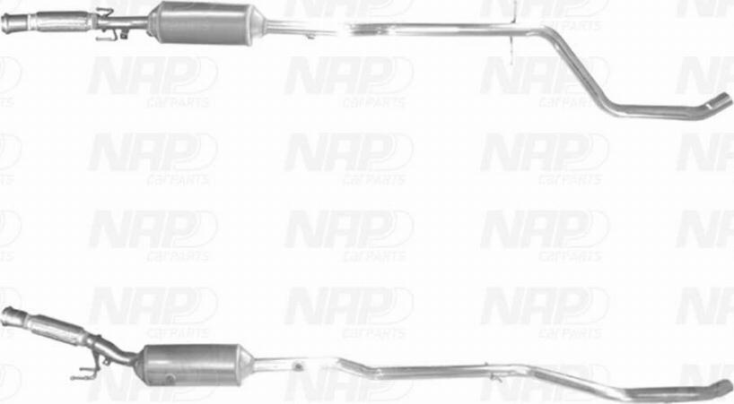 NAP CAD10561 - Filtro antiparticolato / particellare, Impianto gas scarico autozon.pro