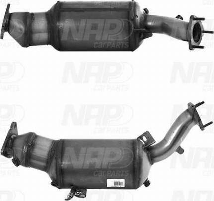 NAP CAD10691 - Filtro antiparticolato / particellare, Impianto gas scarico autozon.pro