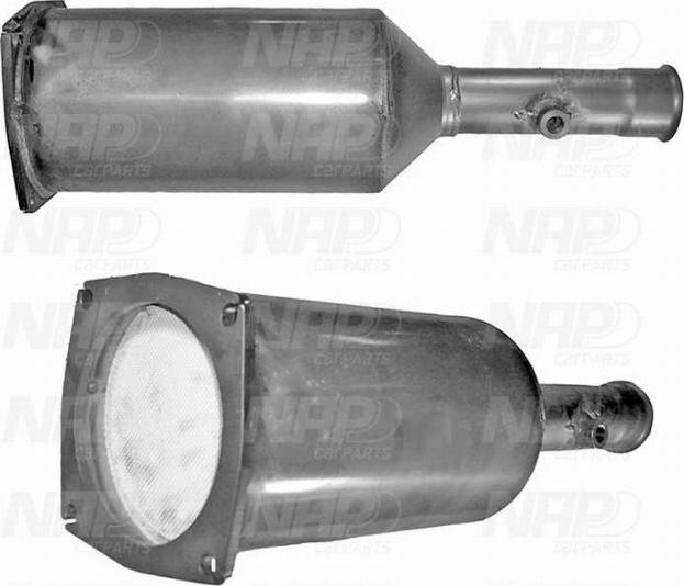 NAP CAD10345 - Filtro antiparticolato / particellare, Impianto gas scarico autozon.pro