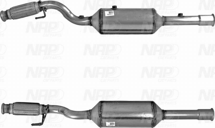 NAP CAD10321 - Filtro antiparticolato / particellare, Impianto gas scarico autozon.pro