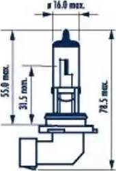 Narva 48613 - Lampadina, Fendinebbia autozon.pro