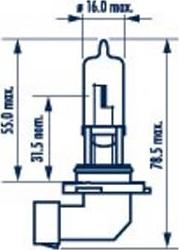 Narva 480054000 - Lampadina, Faro di profondità autozon.pro