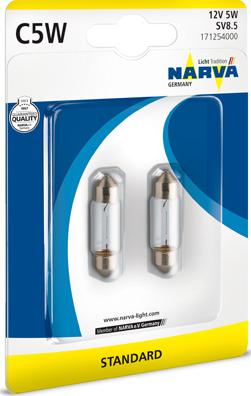 Narva 17125 4000 - Lampadina, Luce targa autozon.pro