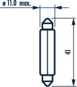 Narva 173143000 - Lampadina, Luce targa autozon.pro