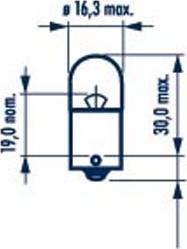 Narva 173223000 - Lampadina, Luce targa autozon.pro