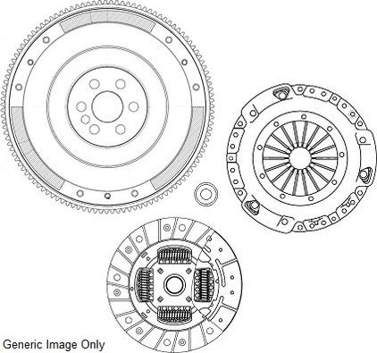 National CK9952F - Kit trasformazione, Frizione autozon.pro