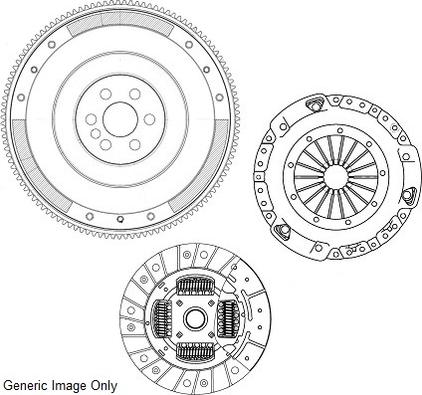 National CK10425F - Kit trasformazione, Frizione autozon.pro