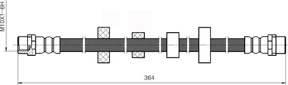 National NBH6099 - Flessibile del freno autozon.pro