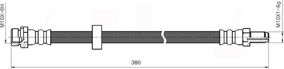 National NBH6064 - Flessibile del freno autozon.pro